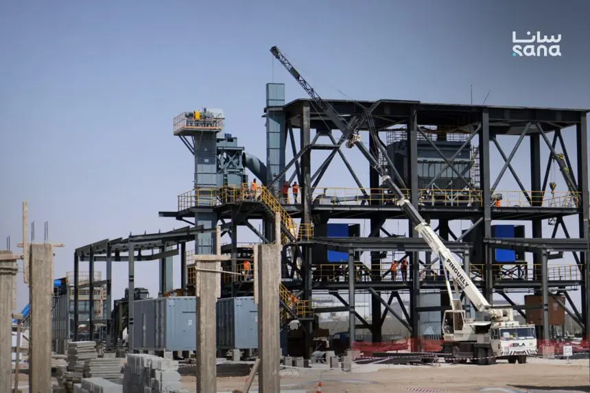 معمل إسمنت عدرا يبدأ بطحن مادة الكلنكر الموردة من شركة إسمنت الشمالية السعودية