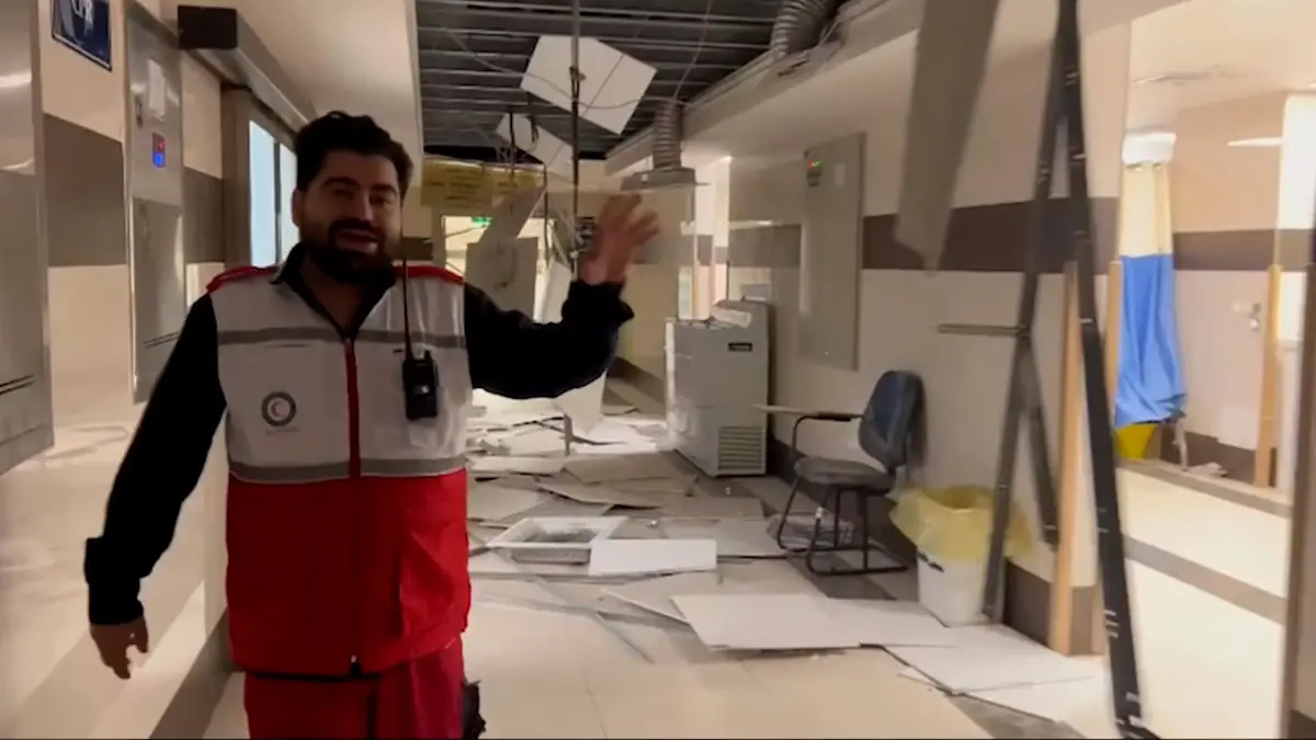 غارات أمريكية إسرائيلية على إيران وجناح حديثي ولادة يتعرض لأضرار إثرها