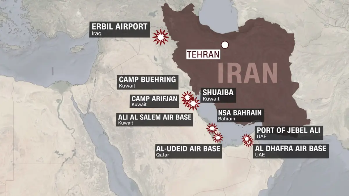 شبكة CNN تحقق: كيف ألحقت ضربات إيران ضررًا بالمواقع العسكرية الأمريكية
