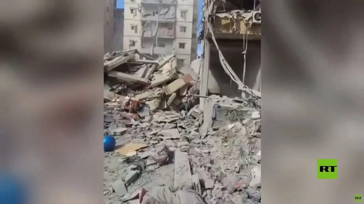 بيروت.. الدمار الهائل في منطقة الليلكي جراء الغارات الإسرائيلية