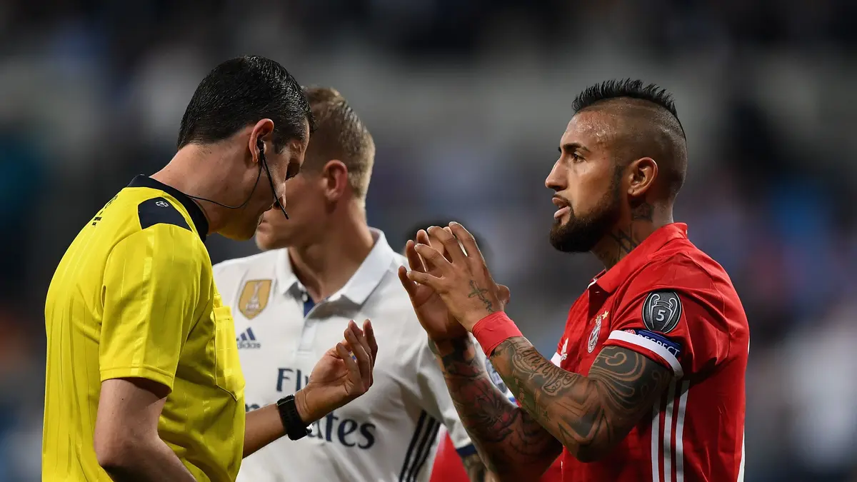 فيدال: تقنية الفيديو طُبقت لمنع سرقة ريال مدريد