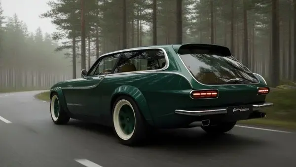 فولفو تطرح P1800 ES بتصميم ستيشن واجن جديد ومحرك توربو