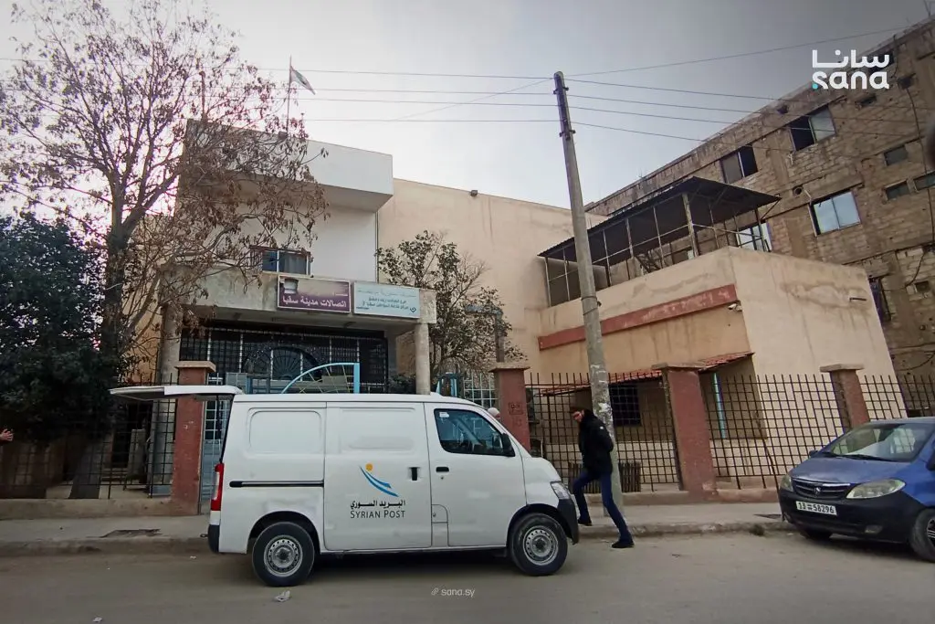 في سقبا بريف دمشق.. السورية للبريد تطلق أول مكتب بريدي متنقل في سوريا