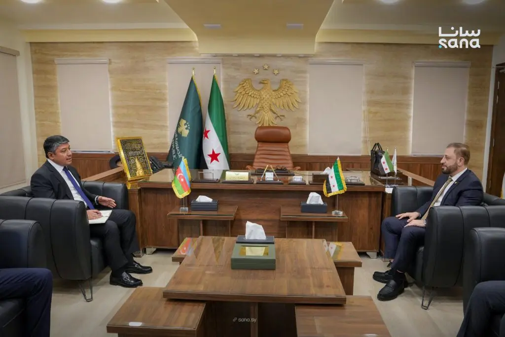 سوريا وأذربيجان تبحثان التعاون في مجالات الطيران المدني والنقل الجوي