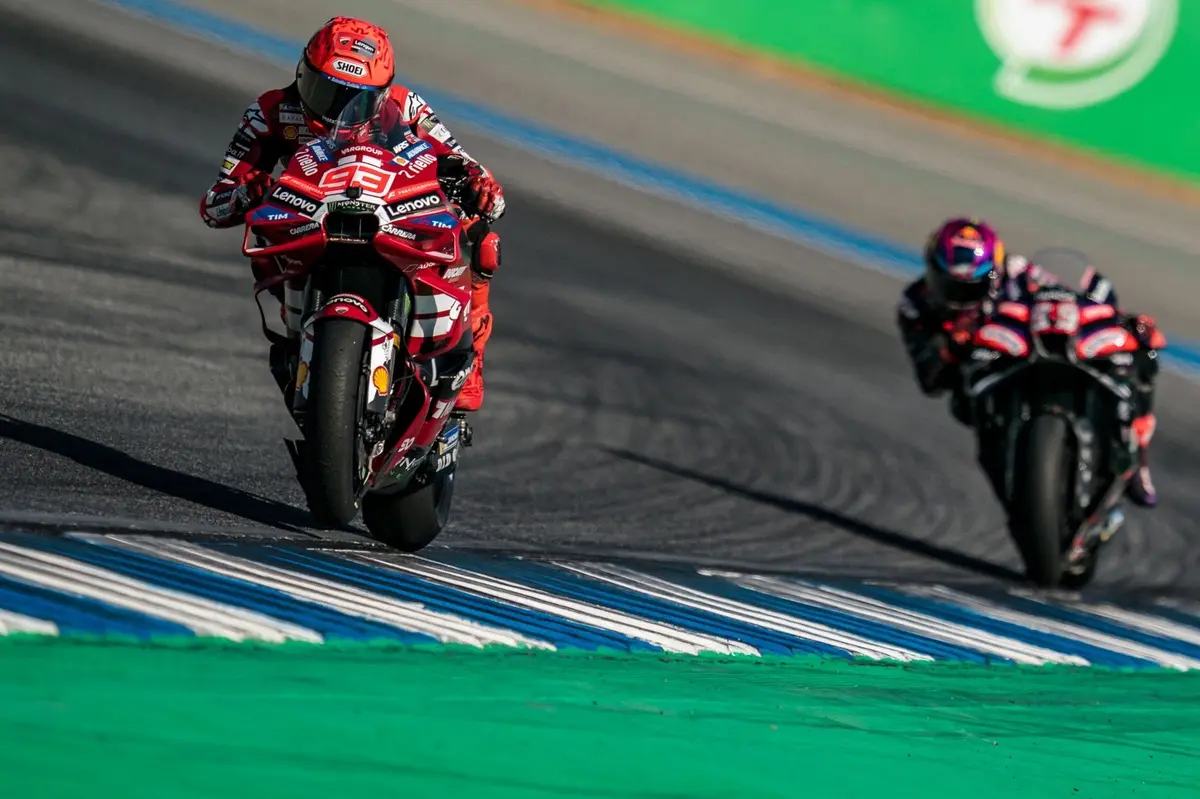 Davide Tardozzi: Ducati 'slapped in the face' by Aprilia, but true pecking order yet to emerge