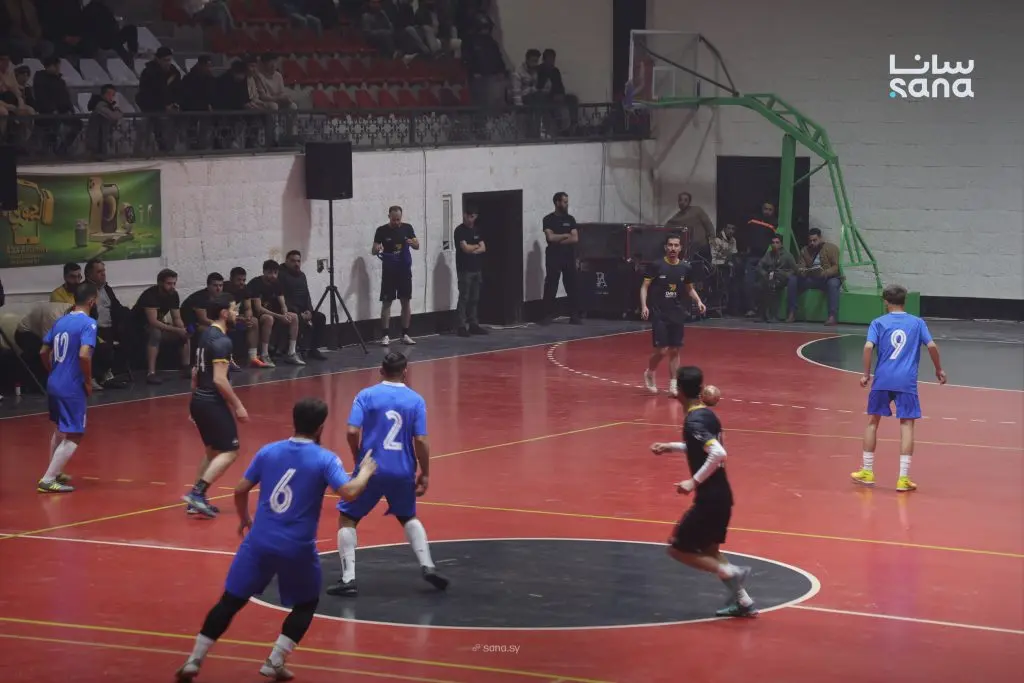 اختتام بطولة رمضان لكرة القدم للصالات في مدينة الجلاء الرياضية بدمشق