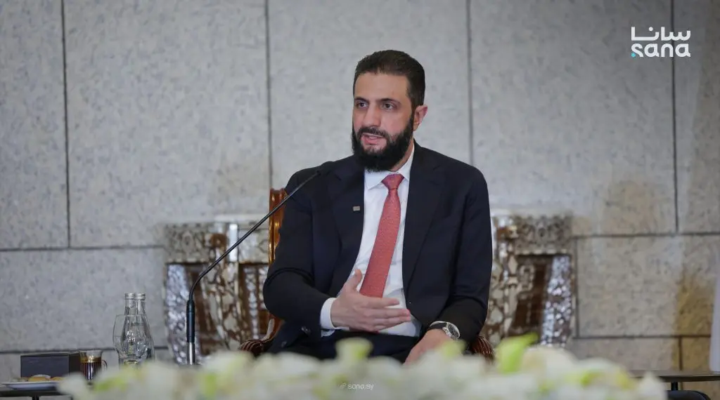 الرئيس الشرع: يجب التوافق على تعريفات مناسبة لمعنى الحريات الإعلامية والسياسية