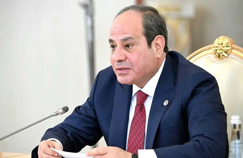 السيسي: نعيش حالة "شبه طوارئ" بسبب الحرب