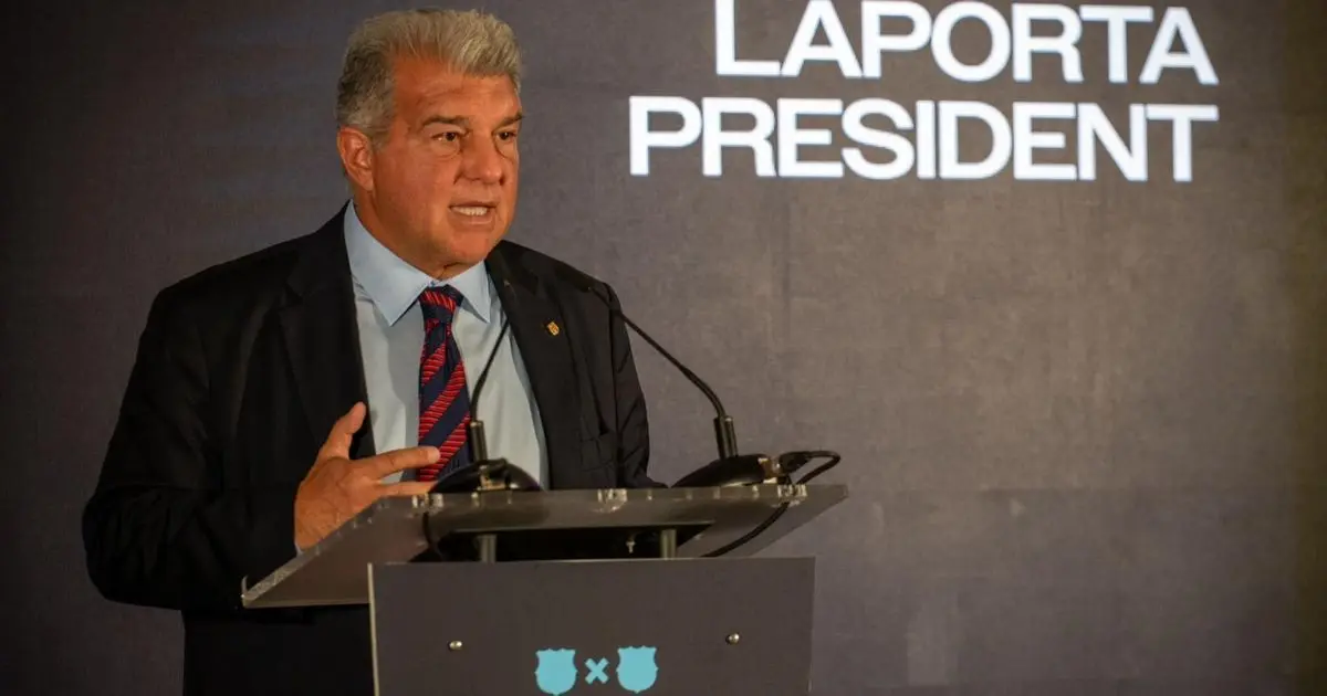 لابورتا: برشلونة يمكنه ضم أي مهاجم دون هوس ومنافسي في الانتخابات كاذب