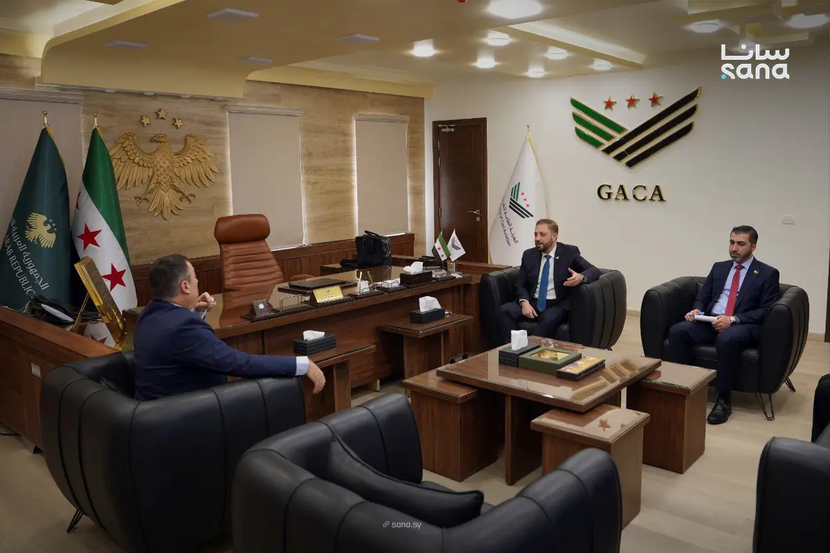 مباحثات سورية قبرصية لتعزيز التعاون في مجال النقل الجوي