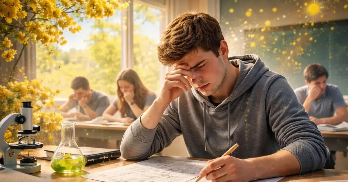 دراسة في فنلندا: التعرض لحبوب اللقاح يؤثر سلباً على نتائج الامتحانات