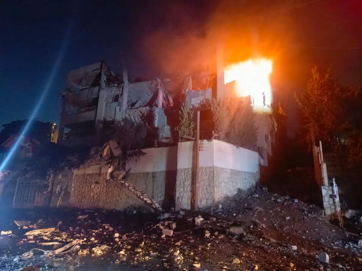 ستة قتلى جراء غارة إسرائيلية على بلدة شمسطار اللبنانية