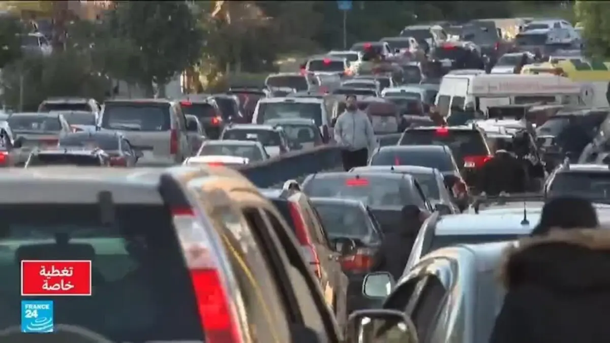 دمار في ضاحية بيروت الجنوبية جراء القصف الإسرائيلي ونازحون على الطرقات