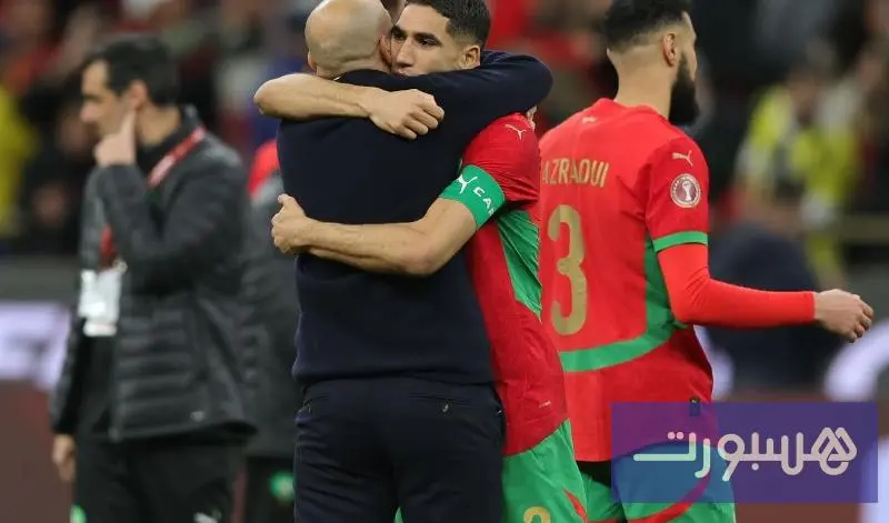 حكيمي يودع الركراكي برسالة مؤثرة: شكراً لأنك جعلتنا نحلم - هسبورت