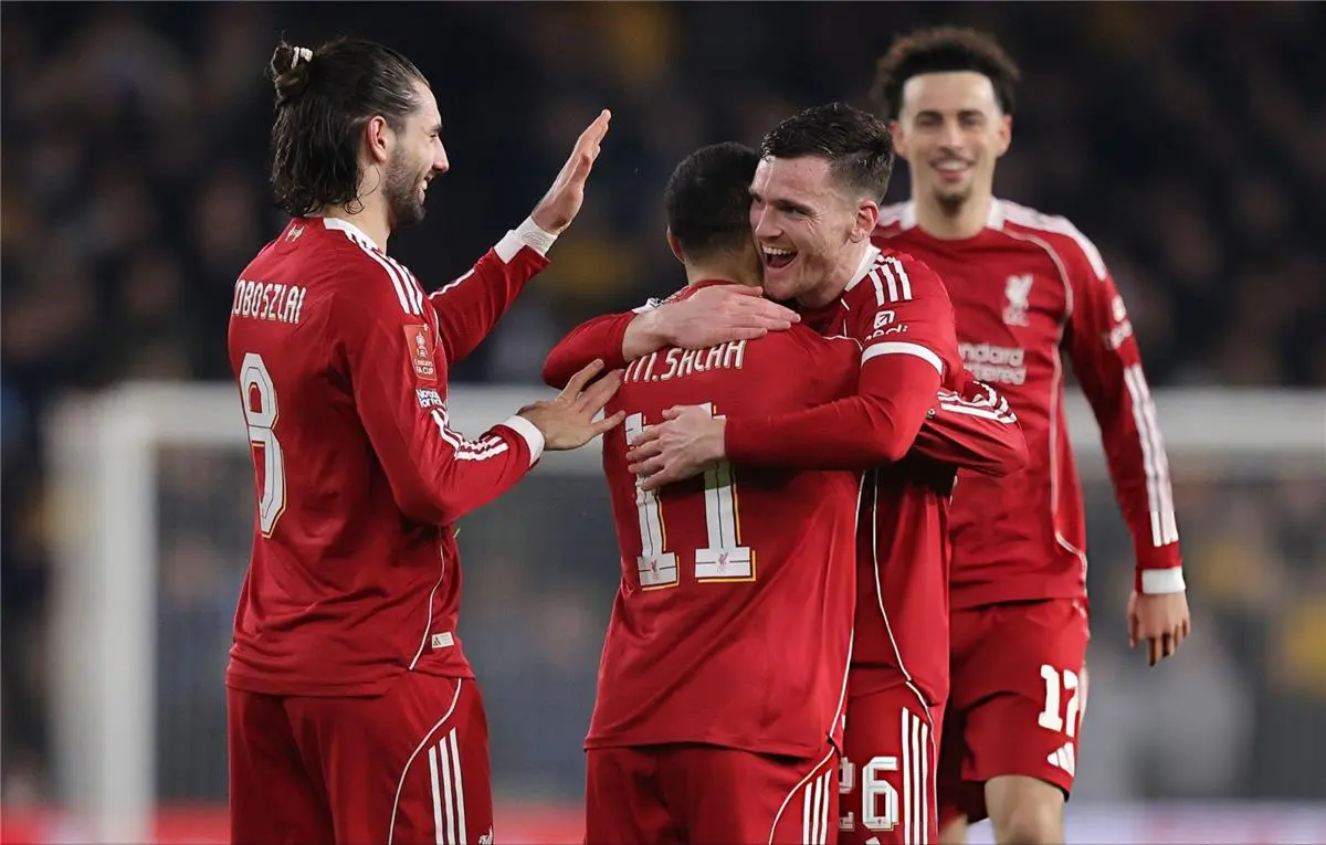 محمد صلاح يسجل وليفربول ينتقم من ولفرهامبتون بثلاثية ويتأهل إلى ربع نهائي كأس الاتحاد الإنجليزي