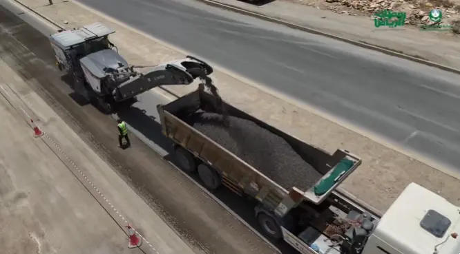 تطوير شامل لطريق أبها بطول 2 كم شمال الرياض