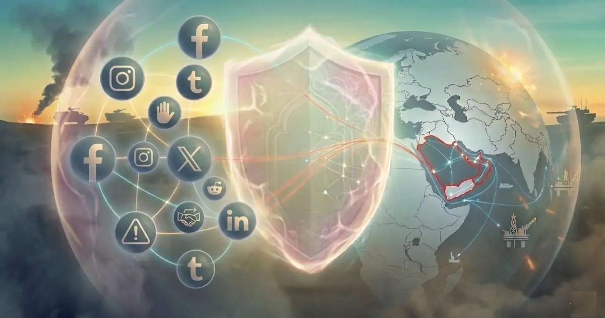 السوشيال ميديا بالخليج.. خط دفاع رسمي في زمن الأزمات