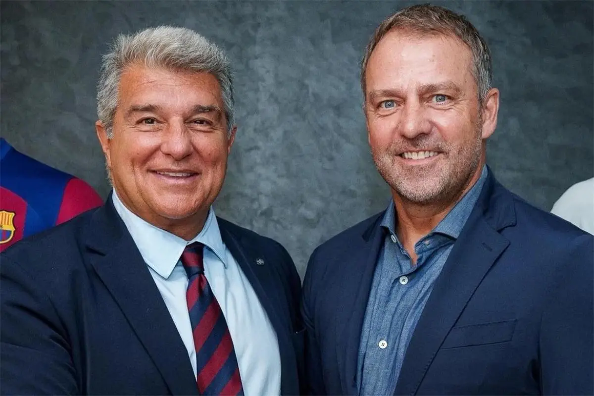 لابورتا يثير القلق بشأن مستقبل فليك حال فشله بانتخابات برشلونة