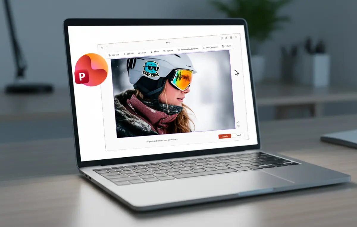 مايكروسوفت تضيف محررَ صورٍ متطورًا إلى بوربوينت