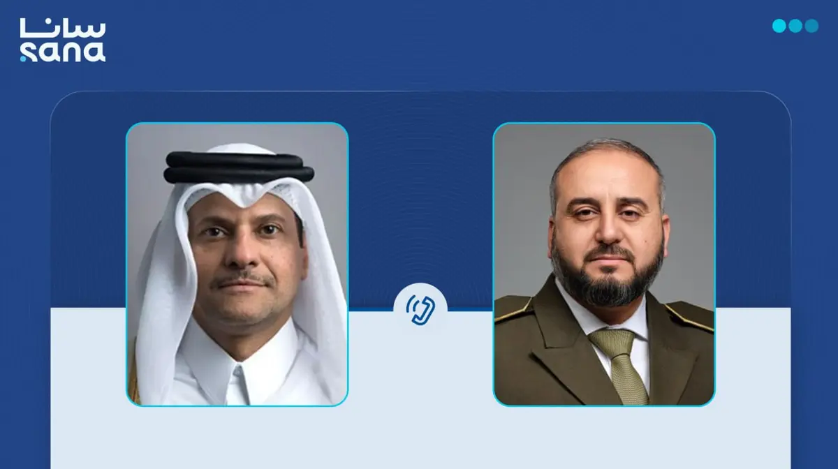 وزيرا الدفاع في سوريا وقطر يناقشان هاتفياً التطورات الأمنية في المنطقة