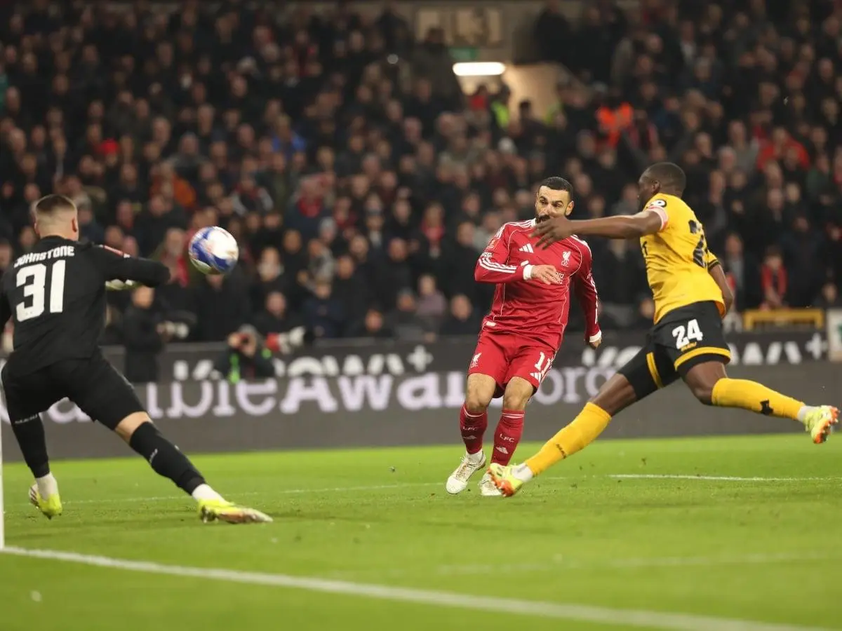 بالتخصص.. محمد صلاح يسجل هدف ليفربول الثاني أمام ولفرهامبتون