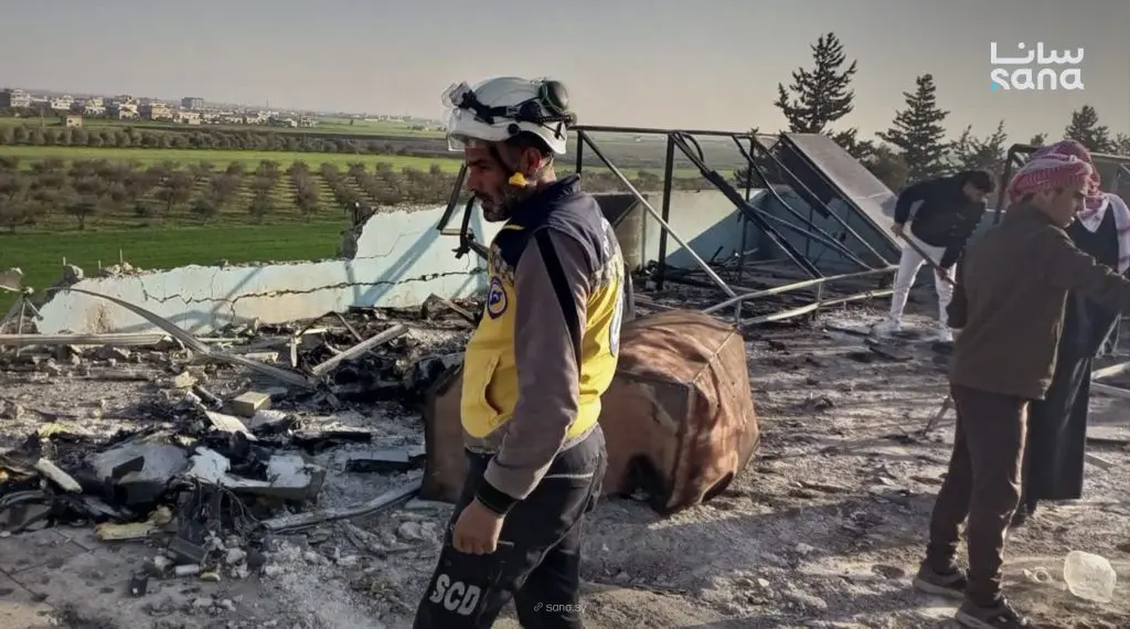 فرق الدفاع المدني تستجيب لبلاغات سقوط مسيّرات في ريف درعا