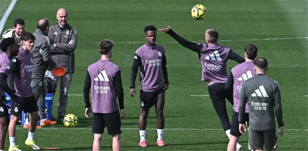 أنباء سارة في تدريبات ريال مدريد قبل قمة مانشستر سيتي