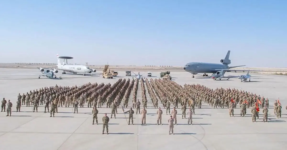 الحرس الثوري الإيراني يستهدف قاعدة الظفرة الإماراتية