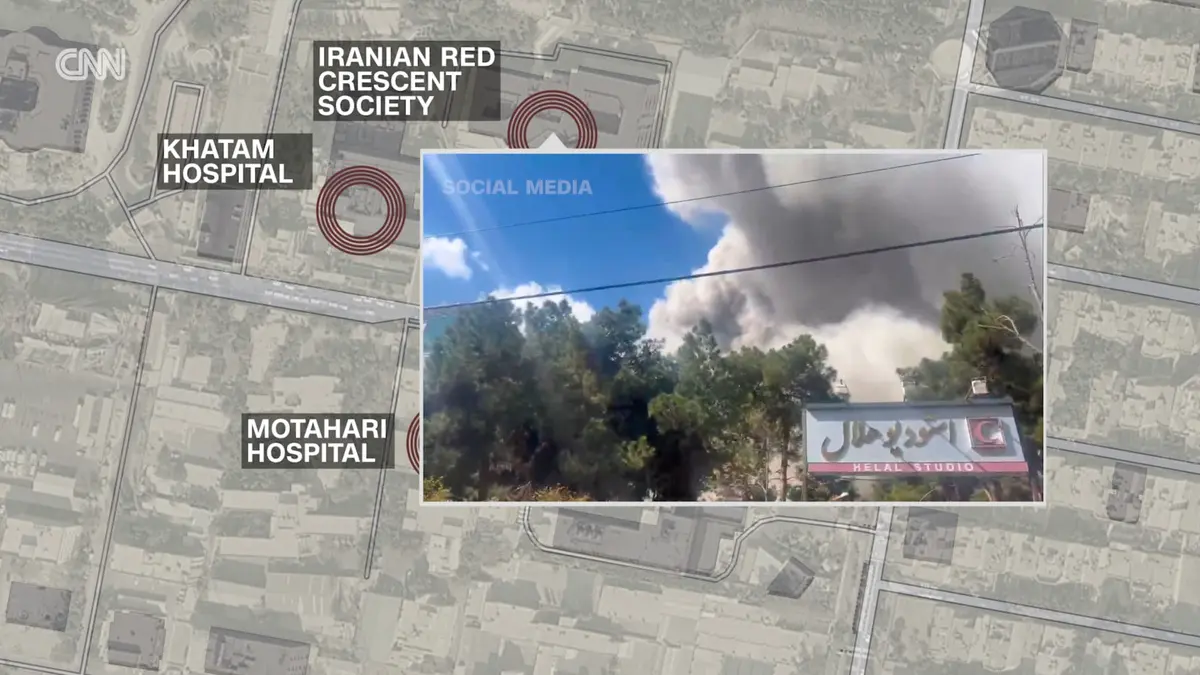 تحقيق لـCNN يكشف مدى قرب ضربات أمريكا وإسرائيل من مستشفيات إيرانية