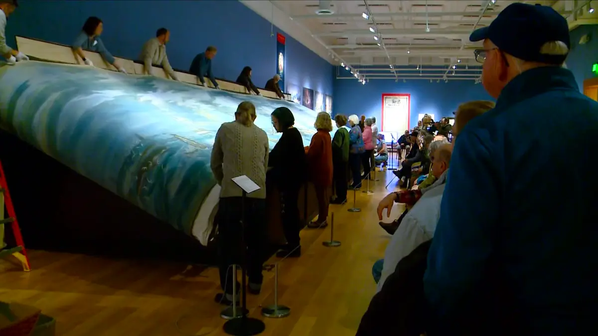 365 متراً.. أطول لوحة فنية في الولايات المتحدة تُعرض في متحف بمينيسوتا