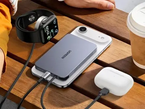 بنك طاقة MagFlow Air Qi2 الجديد من يوجرين ينطلق بتصميم نحيف وكابل مدمج - التقنية بلا حدود