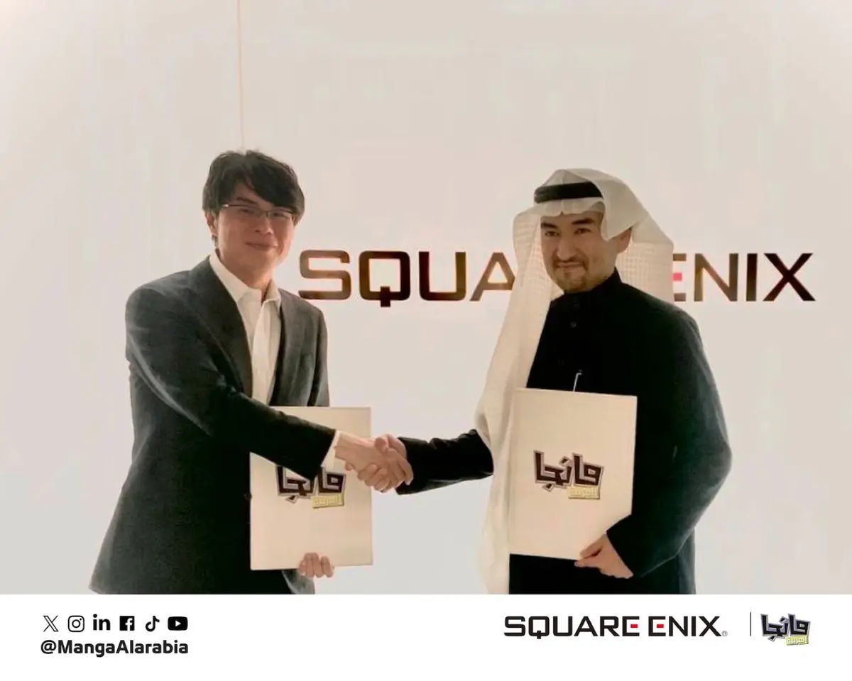 شراكة بين مانجا العربية وسكوير إنيكس في مجال صناعة المحتوى الإبداعي