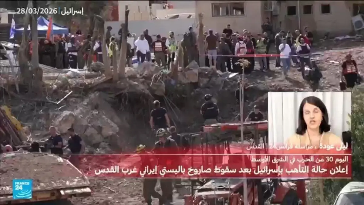 إطلاق صواريخ متزامنة من إيران ولبنان على إسرائيل