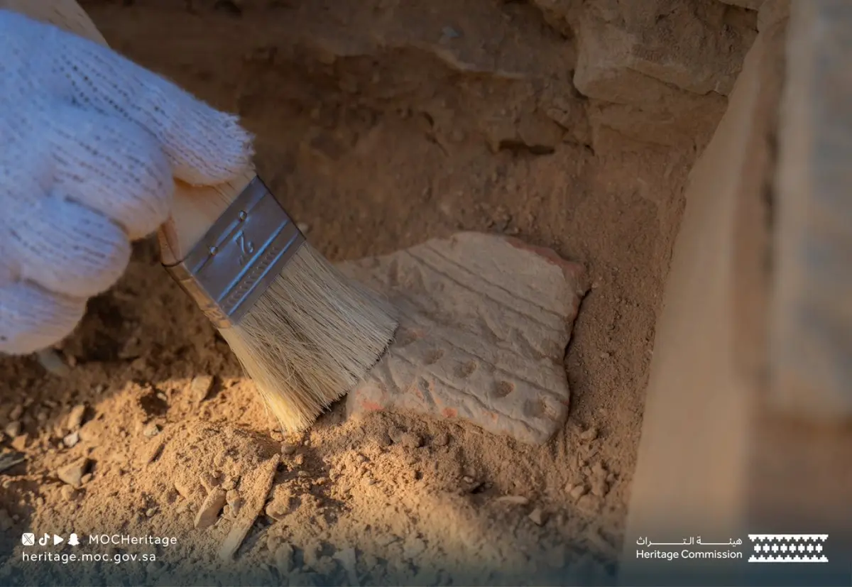 هيئة التراث تنهي الموسم الثاني للتنقيب في موقع العصداء بالباحة