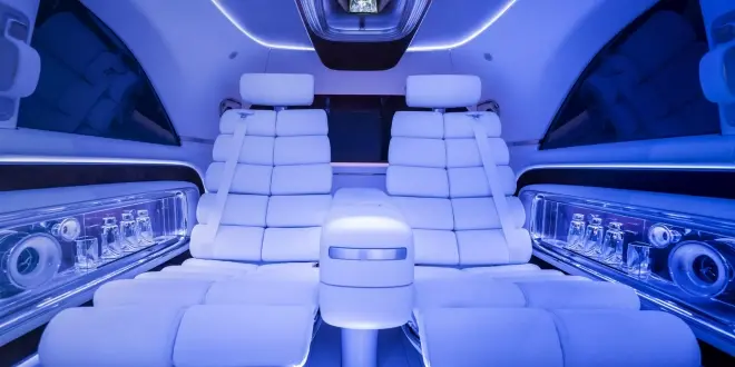 مرسيدس-مايباخ تمهد لسيارة VLS الفاخرة بمقصورة أقرب إلى صالة خاصة متنقلة - سعودي شفت