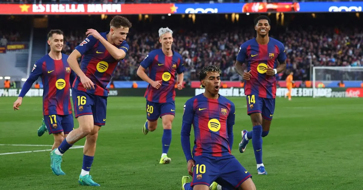 "عرض مغرٍ" من الدوري السعودي للاعب وسط برشلونة