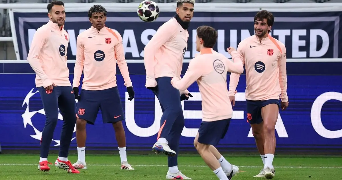 بدون غارسيا.. تشكيلة برشلونة الأساسية بمواجهة نيوكاسل في دوري الأبطال