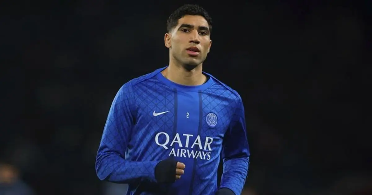 أشرف حكيمي يتربّع على عرش مدافعي إفريقيا في دوري أبطال أوروبا