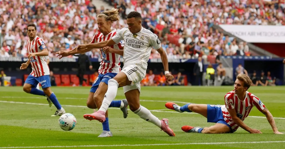 مبابي بديلاً في الديربي ودياز يبدأ بتشكيلة ريال مدريد ضد أتلتيكو