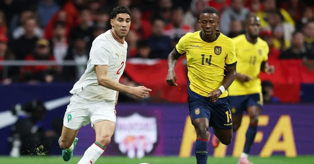 المغرب يتعادل مع الإكوادور وديّاً في أول اختبار للمدرب وهبي