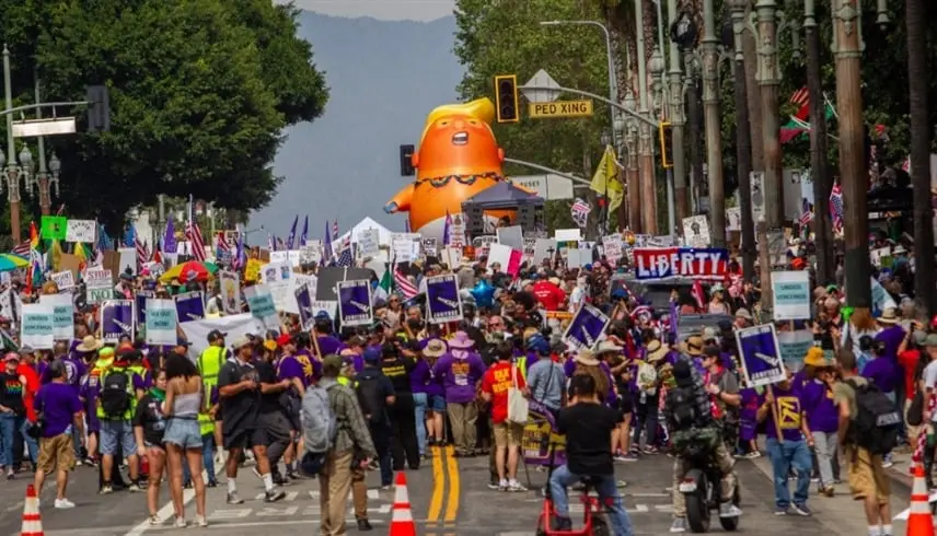 مظاهرات مليونية مناهضة لترامب تجتاح أمريكا وأوروبا - موقع 24