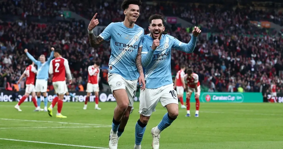 مانشستر سيتي يتوج بطلاً لكأس الرابطة وينهي حلم أرسنال