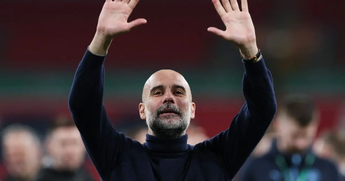 غوارديولا: سيتي ليس قوياً مثل أرسنال رغم التتويج بكأس الرابطة