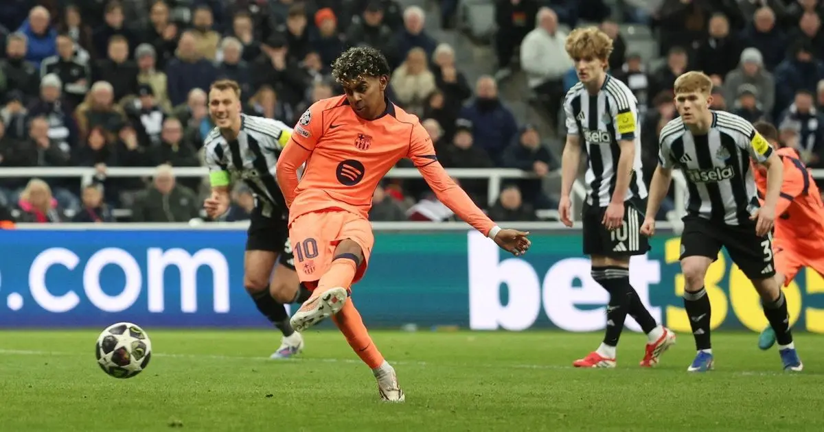 لامين يامال يهدد رقماً مميزاً لكيليان مبابي في دوري أبطال أوروبا