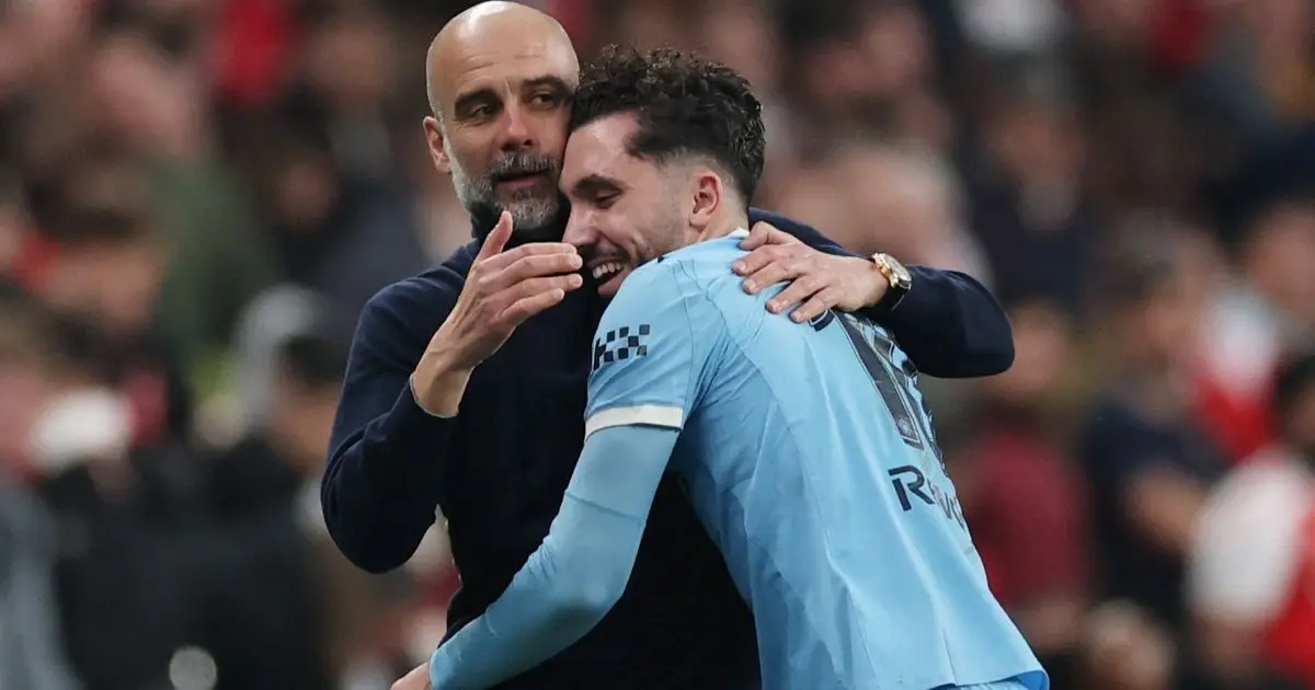 شاهد.. استعراض ريان شرقي يثير جنون غوارديولا