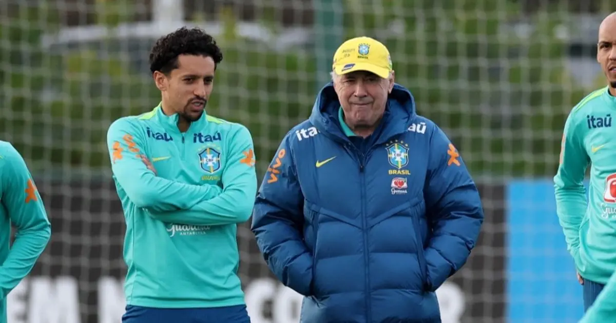 قائد سان جيرمان ماركينيوس يتعرض لإصابة مع منتخب البرازيل