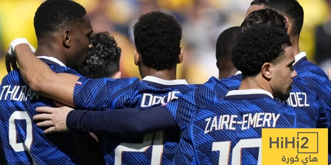 فرنسا تتقدم على كولومبيا في الشوط الاول