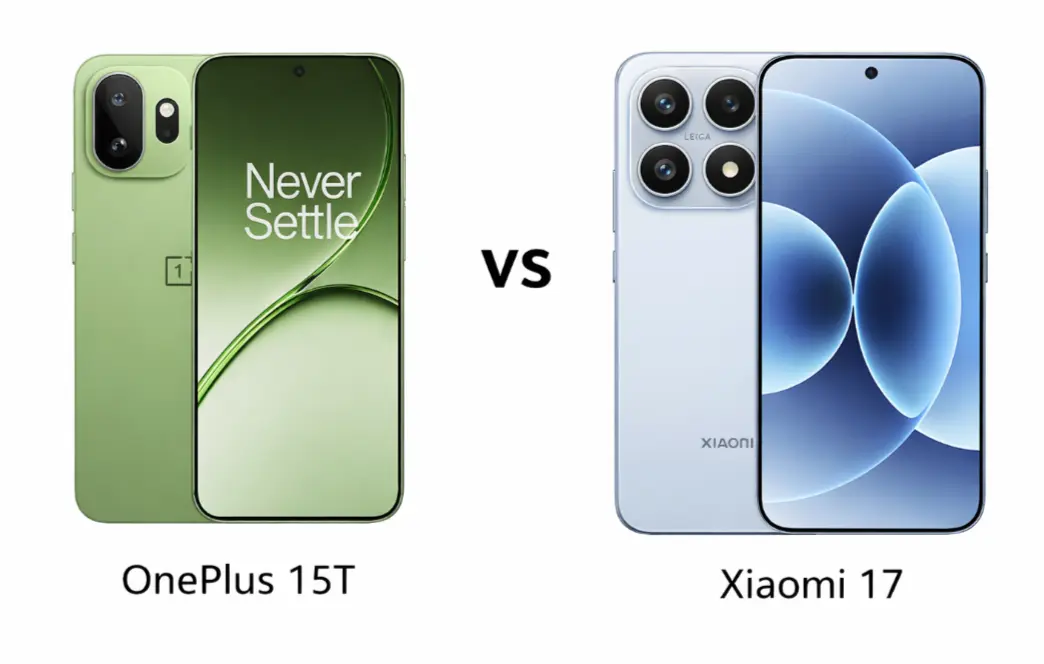 مقارنة بين OnePlus 15T وXiaomi 17: نفس المعالج وفارق سعر 30 ألف روبية