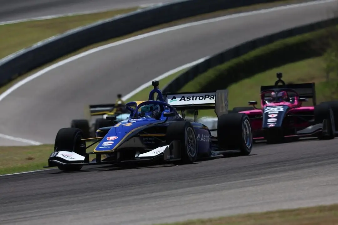 Alessandro de Tullio breaks through for first Indy NXT win in Barber Race 2
