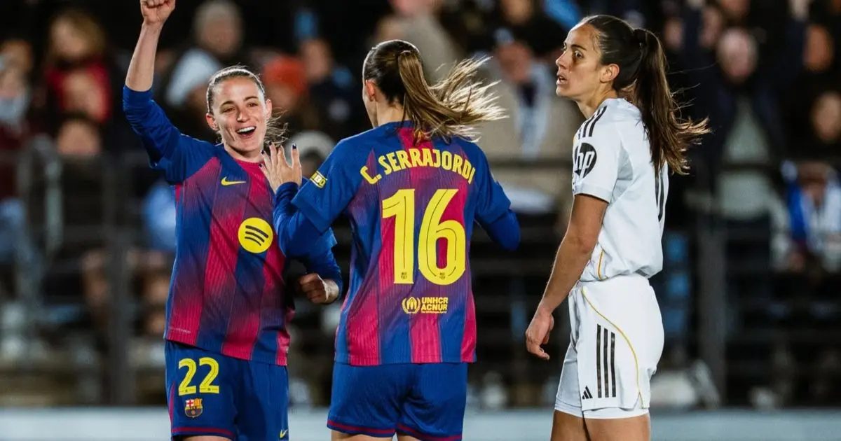 سيدات برشلونة يحسمن الكلاسيكو أمام ريال مدريد بثلاثية